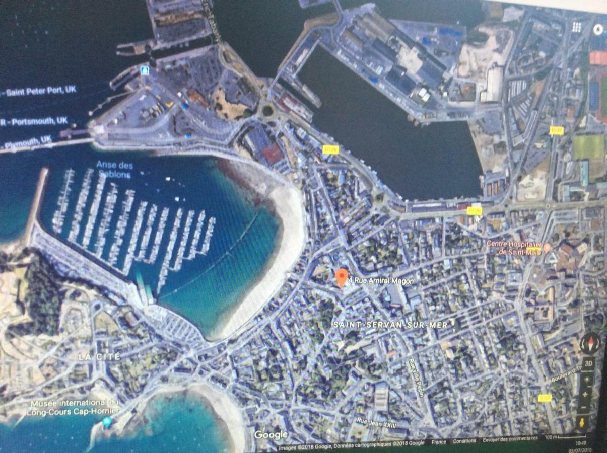 Le Sablon 50M Plage 2 Pers Possible 4 Saint-Malo Eksteriør billede